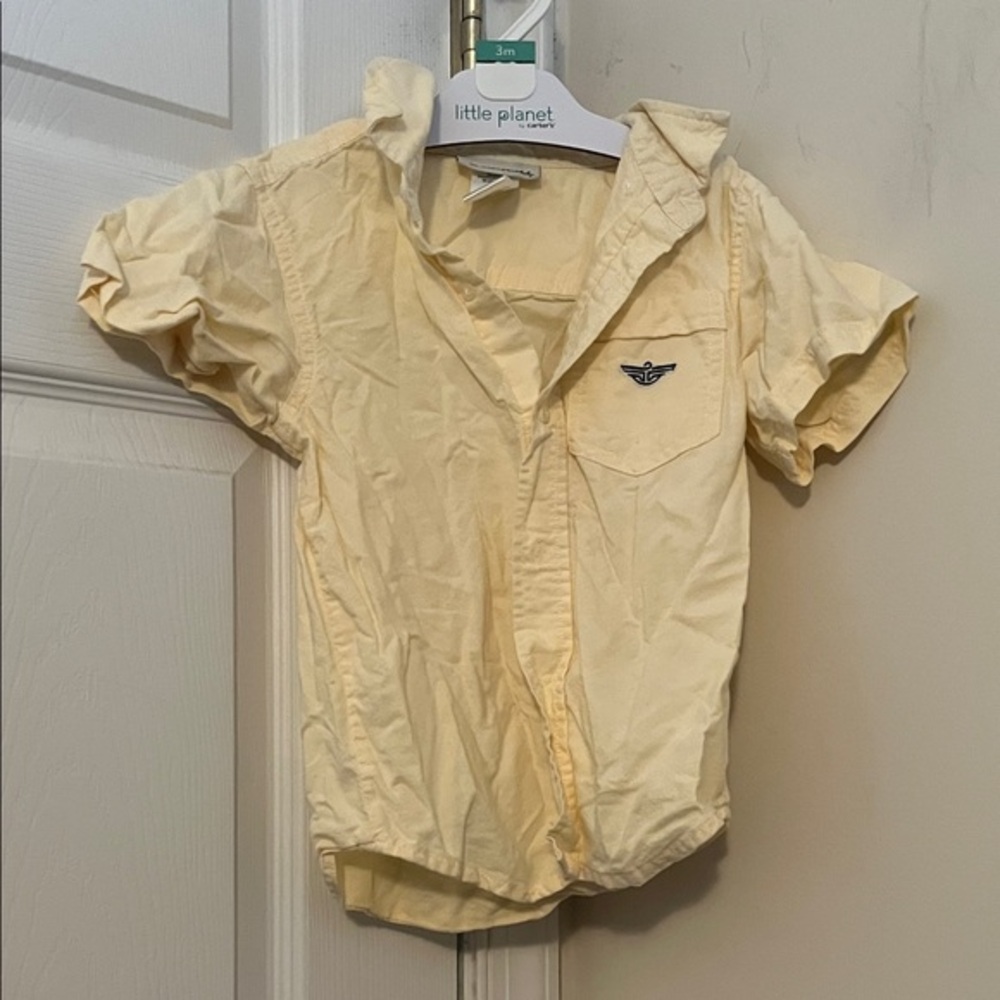 Dockers Kids Yellow Button Down Shirt